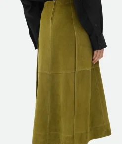 Suede Leather Skirt