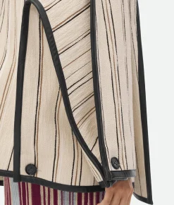 Textured Cotton Coat