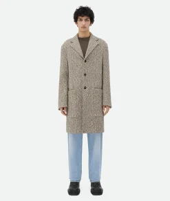 Textured Mouline Cotton Coat