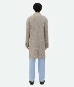 Textured Mouline Cotton Coat