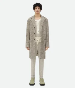 Textured Mouline Cotton Coat