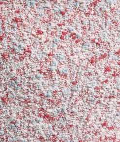 Textured Terrazzo Cotton Ruffle Dress