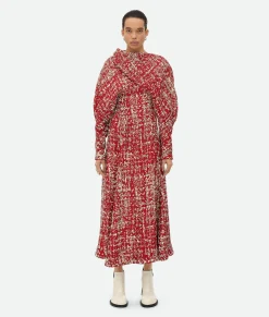 Textured Viscose Dress