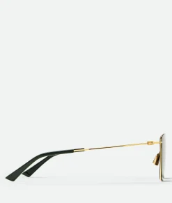 Ultrathin Metal Rectangular Sunglasses