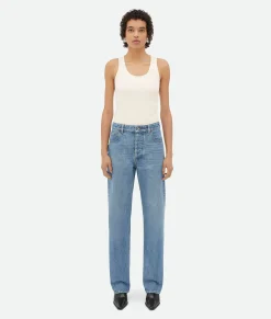 Vintage Indigo Washed Boyfriend Denim