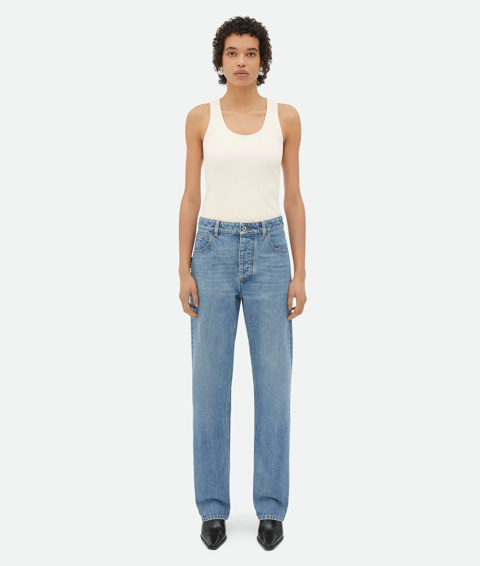 Vintage Indigo Washed Boyfriend Denim