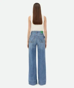 Vintage Indigo Wide Leg Denim