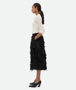 Viscose Fil Coupe Skirt