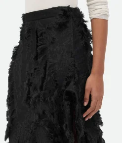 Viscose Fil Coupe Skirt