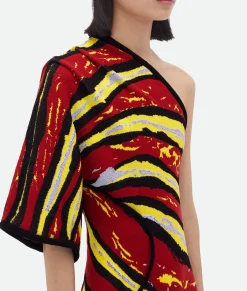 Viscose Jacquard Dress