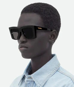 Visor Recycled Acetate Square Sunglasses