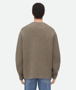 Wool And Cashmere English Rib Cardigan