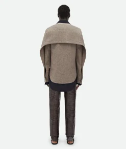 Wool Flannel And Viscose Double Shirt