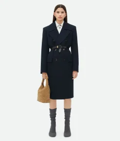 Wool Gabardine Coat