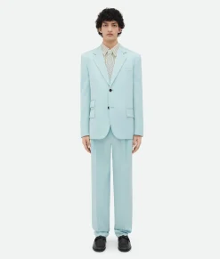 Wool Grain De Poudre Jacket