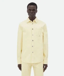 Yellow Wash Denim Shirt