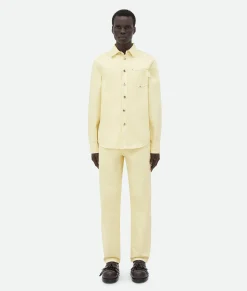 Yellow Wash Denim Shirt